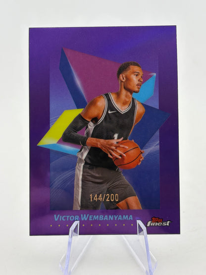 2024-25 Topps Finest - Victor Wembanyama 144/200 Purple FRENLY BRICKS - Open 7 Days