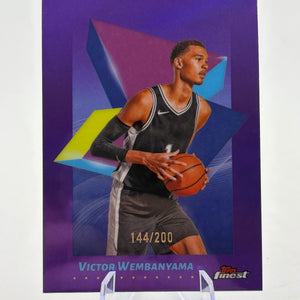 2024-25 Topps Finest - Victor Wembanyama 144/200 Purple FRENLY BRICKS - Open 7 Days