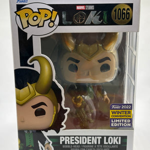 Funko POP! Marvel Loki #1066 President Loki 2022 Winter Convention FRENLY BRICKS - Open 7 Days