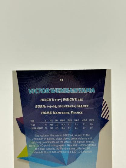 2024-25 Topps Finest - Victor Wembanyama 144/200 Purple FRENLY BRICKS - Open 7 Days