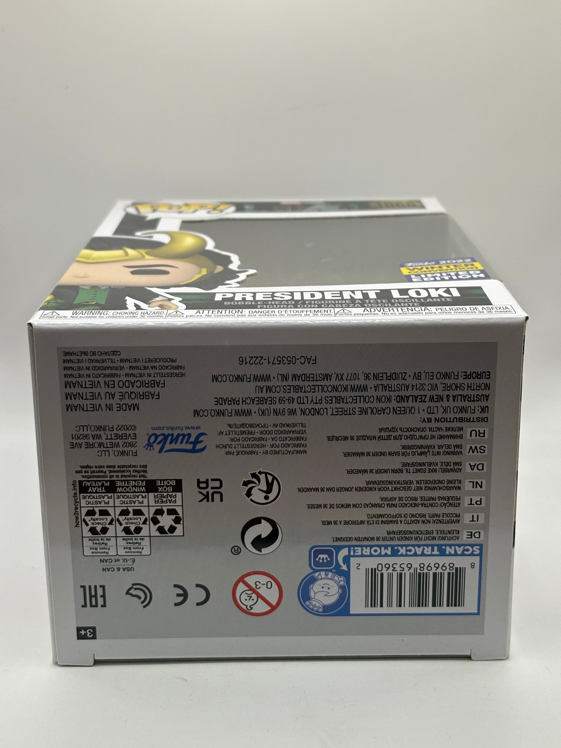 Funko POP! Marvel Loki #1066 President Loki 2022 Winter Convention FRENLY BRICKS - Open 7 Days