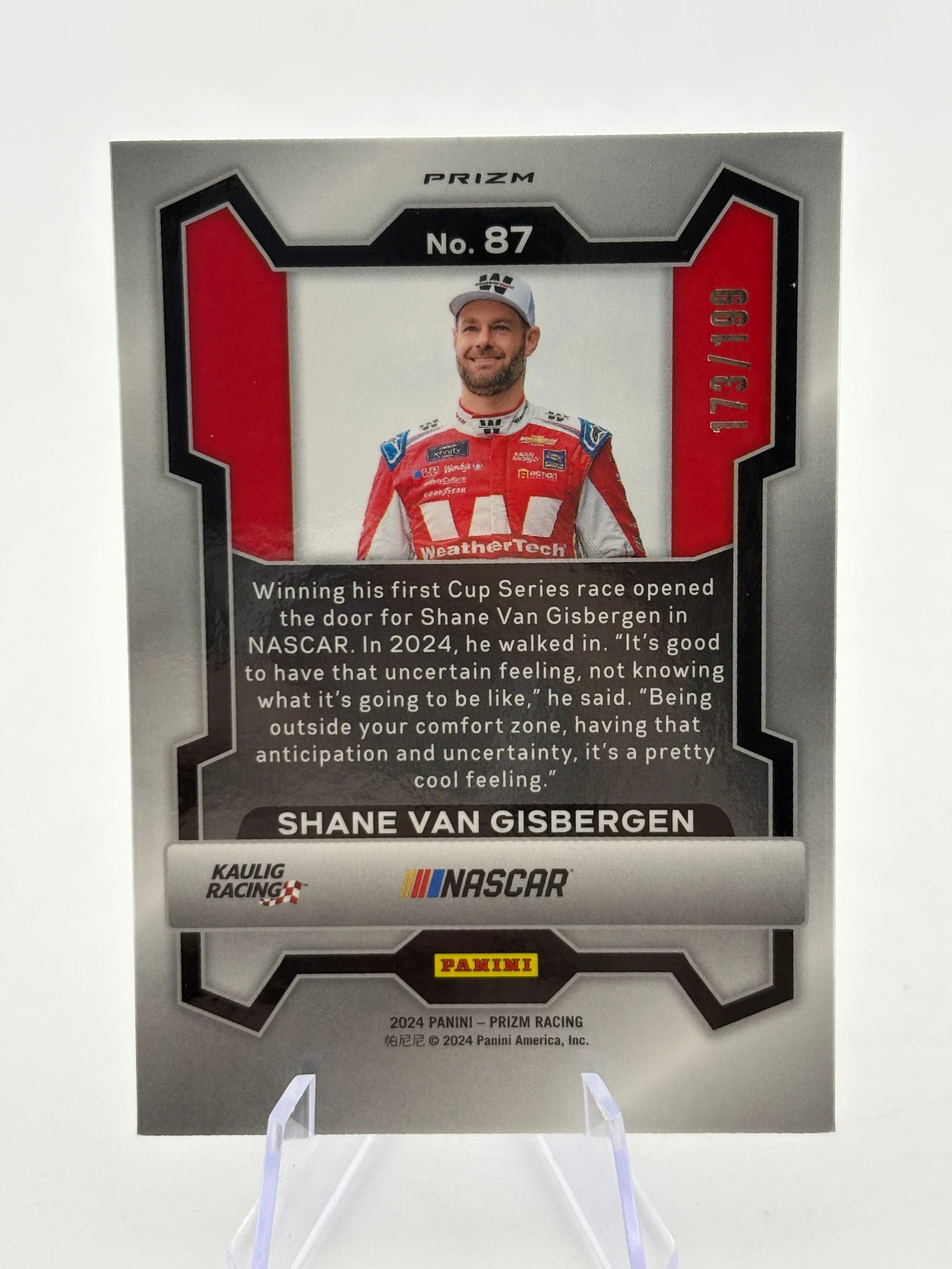 2024 Panini Prizm Racing - Shane Van Gisbergen Blue /199 FRENLY BRICKS - Open 7 Days image 2