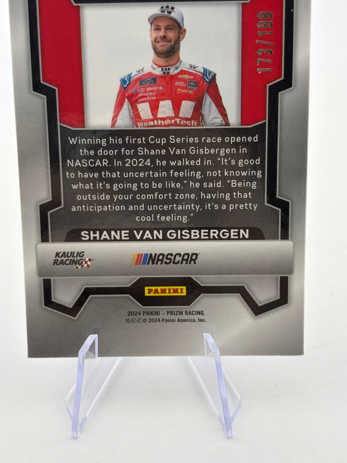 2024 Panini Prizm Racing - Shane Van Gisbergen Blue /199 FRENLY BRICKS - Open 7 Days image 4