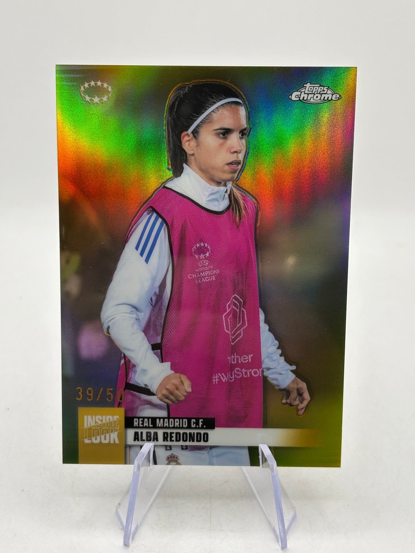 2026 Topps Chrome UEFA Womens - IL-3 Alba Redondo Inside Look /50
