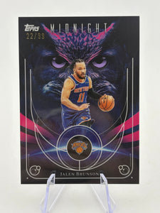 2024-25 Topps Midnight - Jalen Brunson #10 22/99