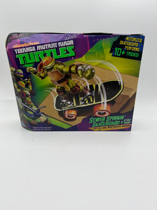 Teenage Mutant Ninja Turtles - Sewer Spinnin' Skateboard & Stunt Ramp FRENLY BRICKS - Open 7 Days