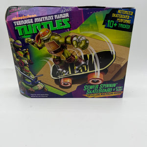 Teenage Mutant Ninja Turtles - Sewer Spinnin' Skateboard & Stunt Ramp FRENLY BRICKS - Open 7 Days