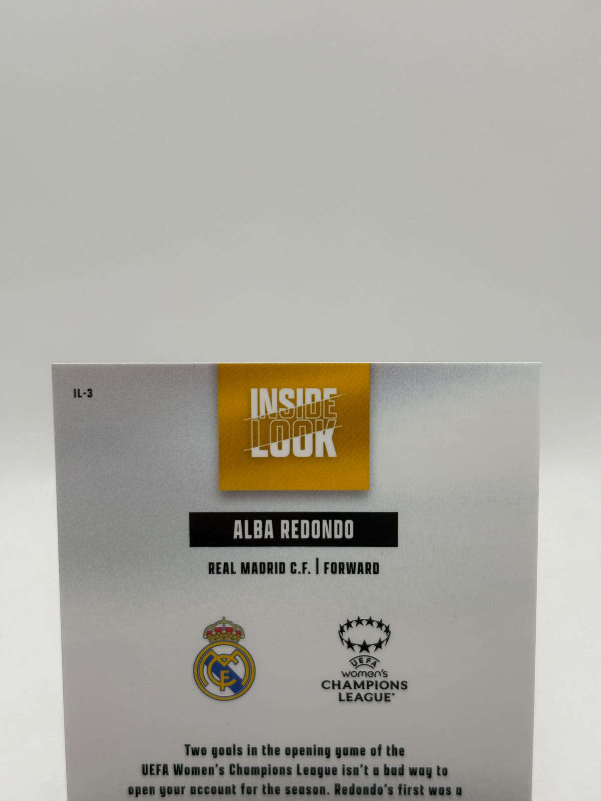 2026 Topps Chrome UEFA Womens - IL-3 Alba Redondo Inside Look /50, photo 3 image 3