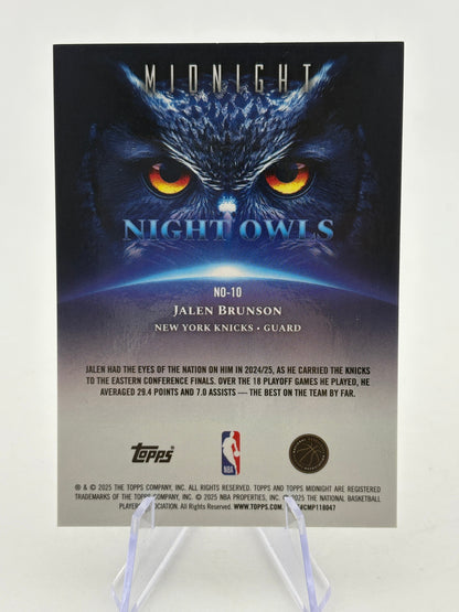 2024-25 Topps Midnight - Jalen Brunson #10 22/99 FRENLY BRICKS - Open 7 Days