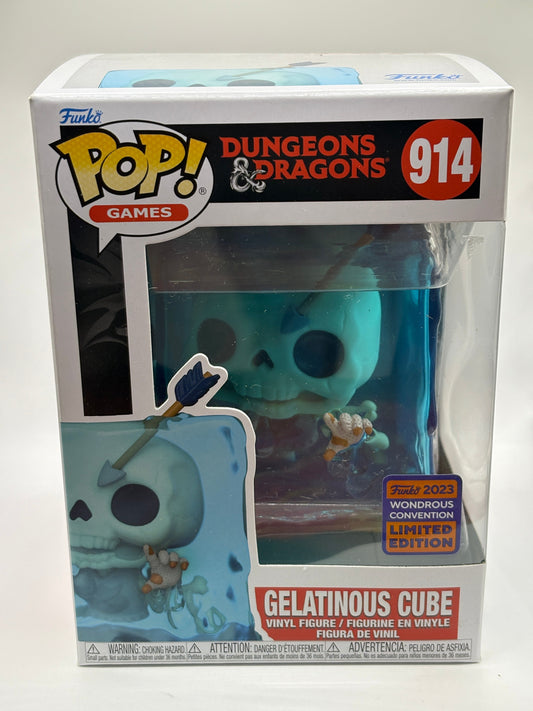 Funko POP! Games Dungeons & Dragons #914 Gelatinous Cube 2023 Wondrous Con FRENLY BRICKS - Open 7 Days