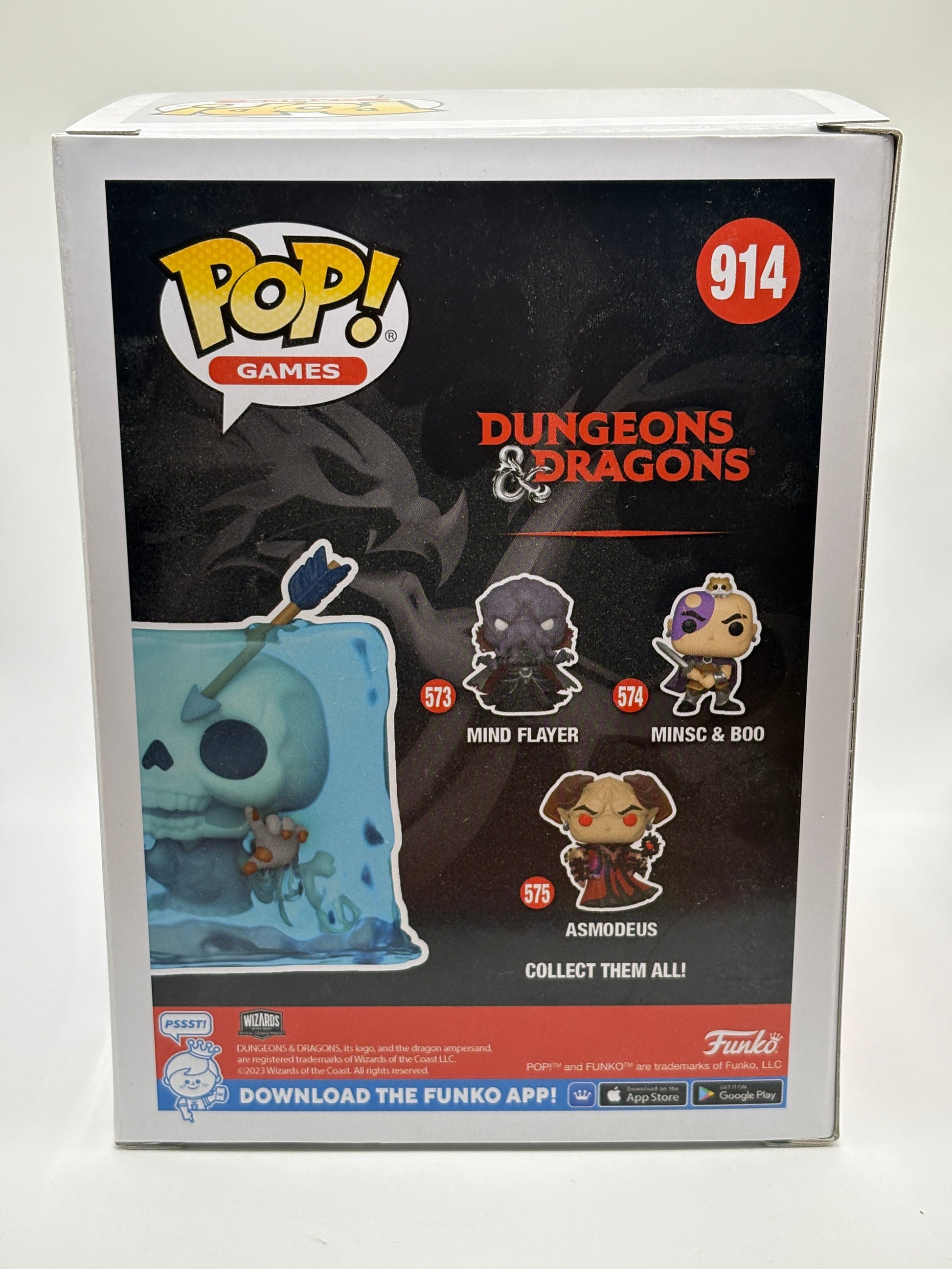 Funko POP! Games Dungeons & Dragons #914 Gelatinous Cube 2023 Wondrous Con FRENLY BRICKS - Open 7 Days