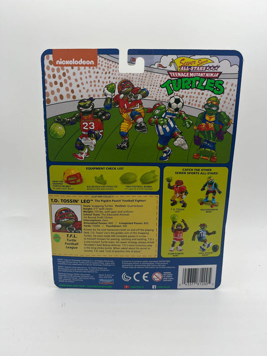 Teenage Mutant Ninja Turtles Retro sewer sports T.D. TOSSIN LEO Action Figure FRENLY BRICKS - Open 7 Days