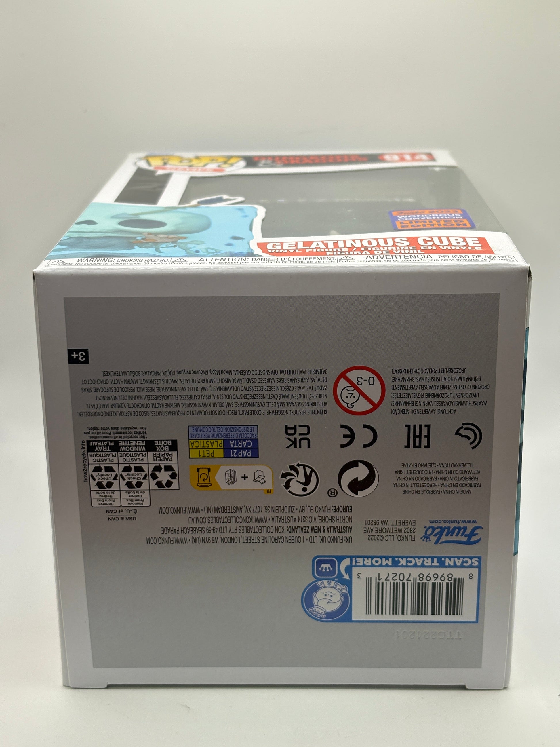 Funko POP! Games Dungeons & Dragons #914 Gelatinous Cube 2023 Wondrous Con FRENLY BRICKS - Open 7 Days