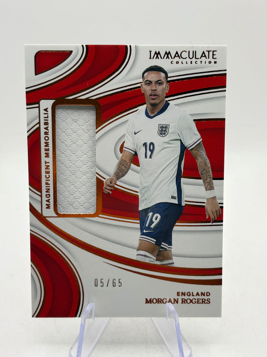 2024-25 Panini Immaculate - ME-MRO Morgan Rogers 05/65 Patch