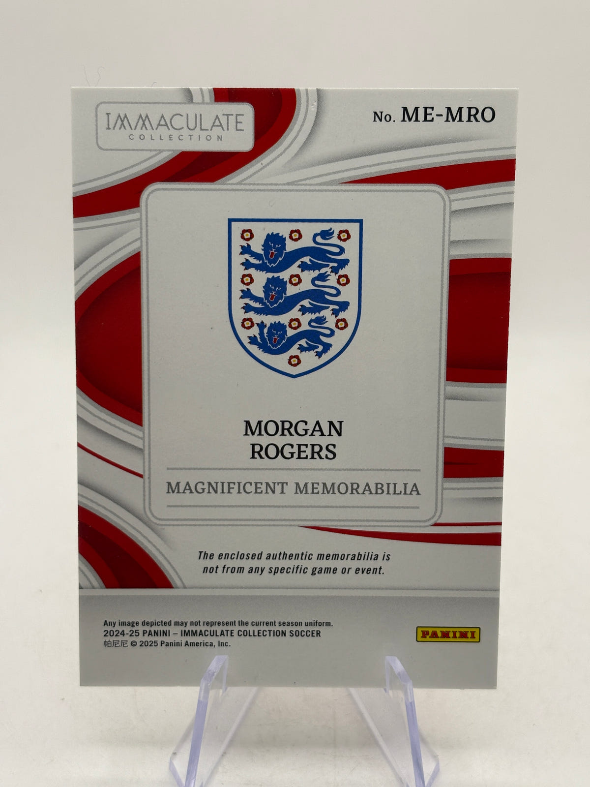 2024-25 Panini Immaculate - ME-MRO Morgan Rogers 05/65 Patch, photo 2 image 2