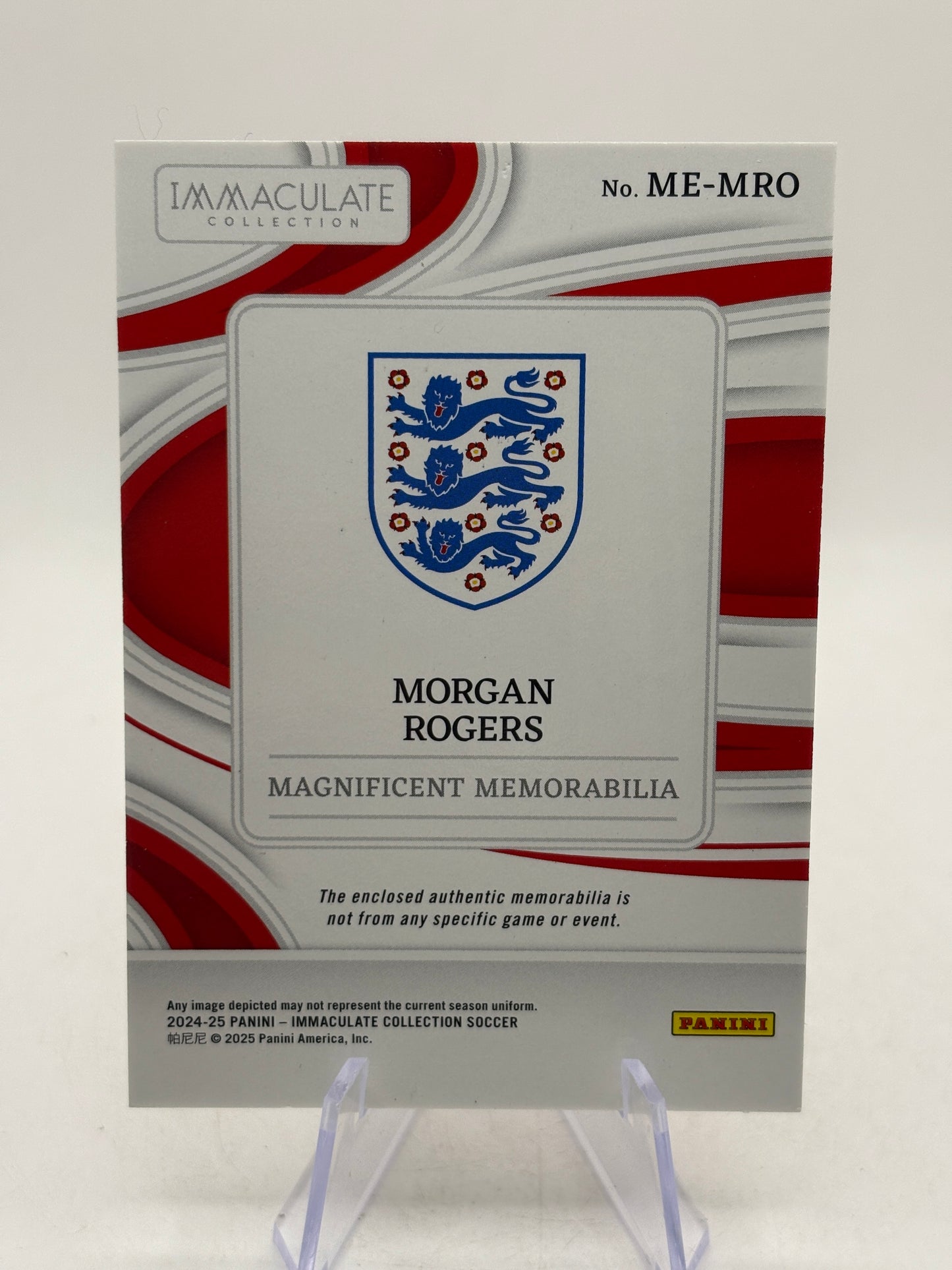 2024-25 Panini Immaculate - ME-MRO Morgan Rogers 05/65 Patch