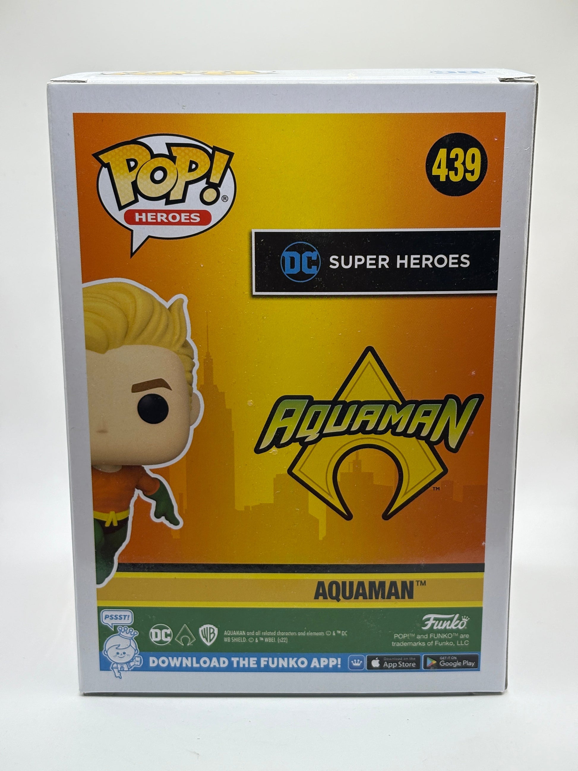 Funko POP! Heroes Aquaman #439 Aquaman 2022 Fall Con FRENLY BRICKS - Open 7 Days