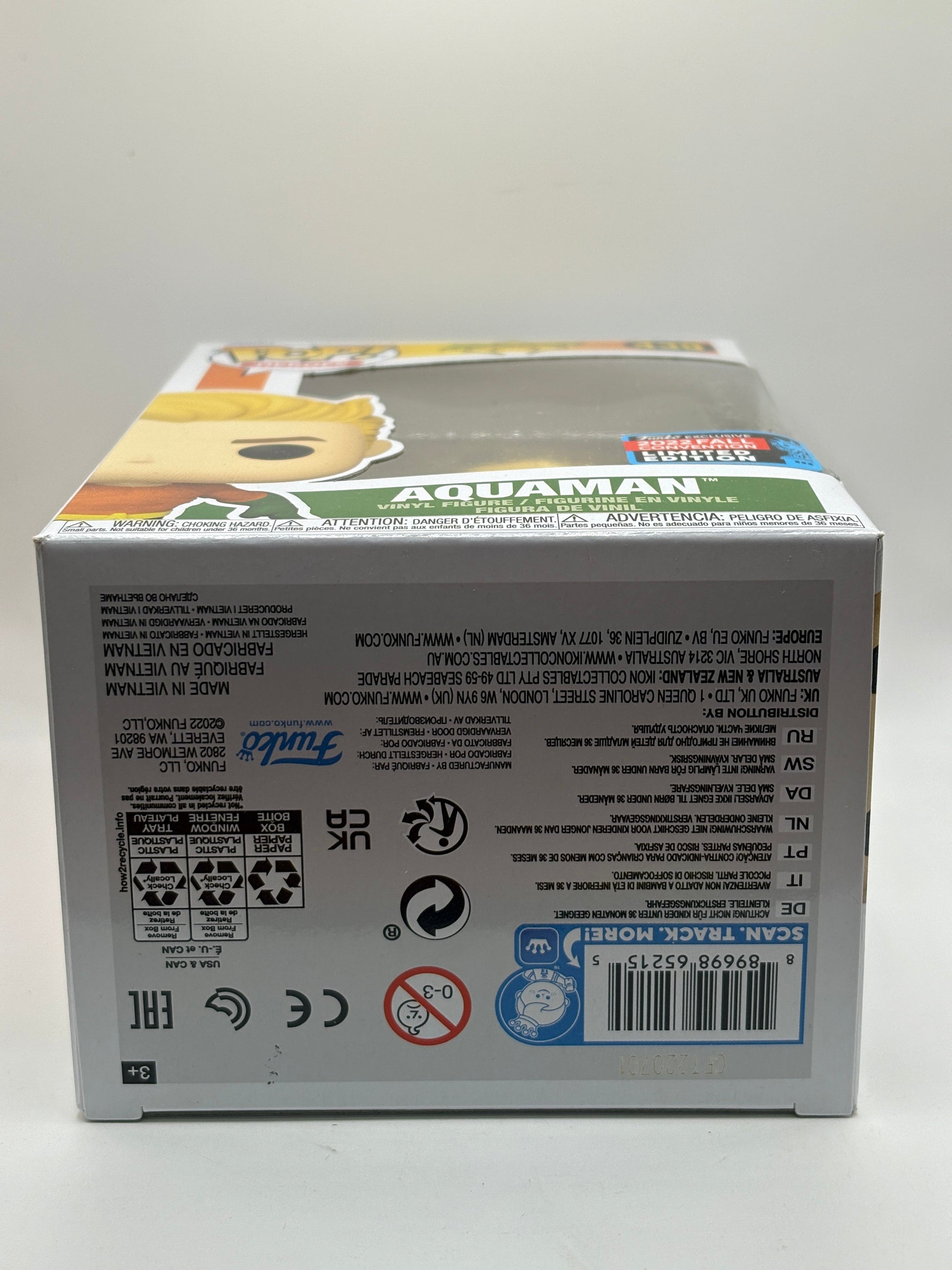 Funko POP! Heroes Aquaman #439 Aquaman 2022 Fall Con FRENLY BRICKS - Open 7 Days