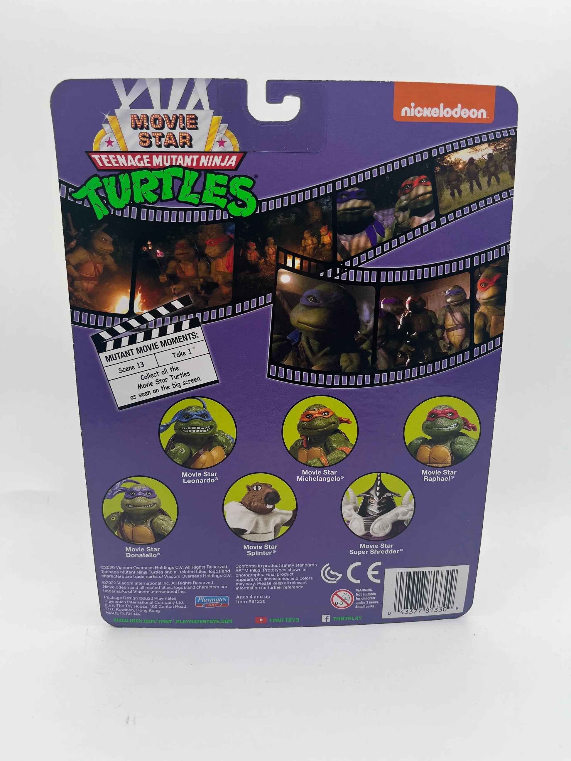 2020 Leo Teenage Mutant Ninja Turtles Retro Movie Star Action Figure TMNT FRENLY BRICKS - Open 7 Days