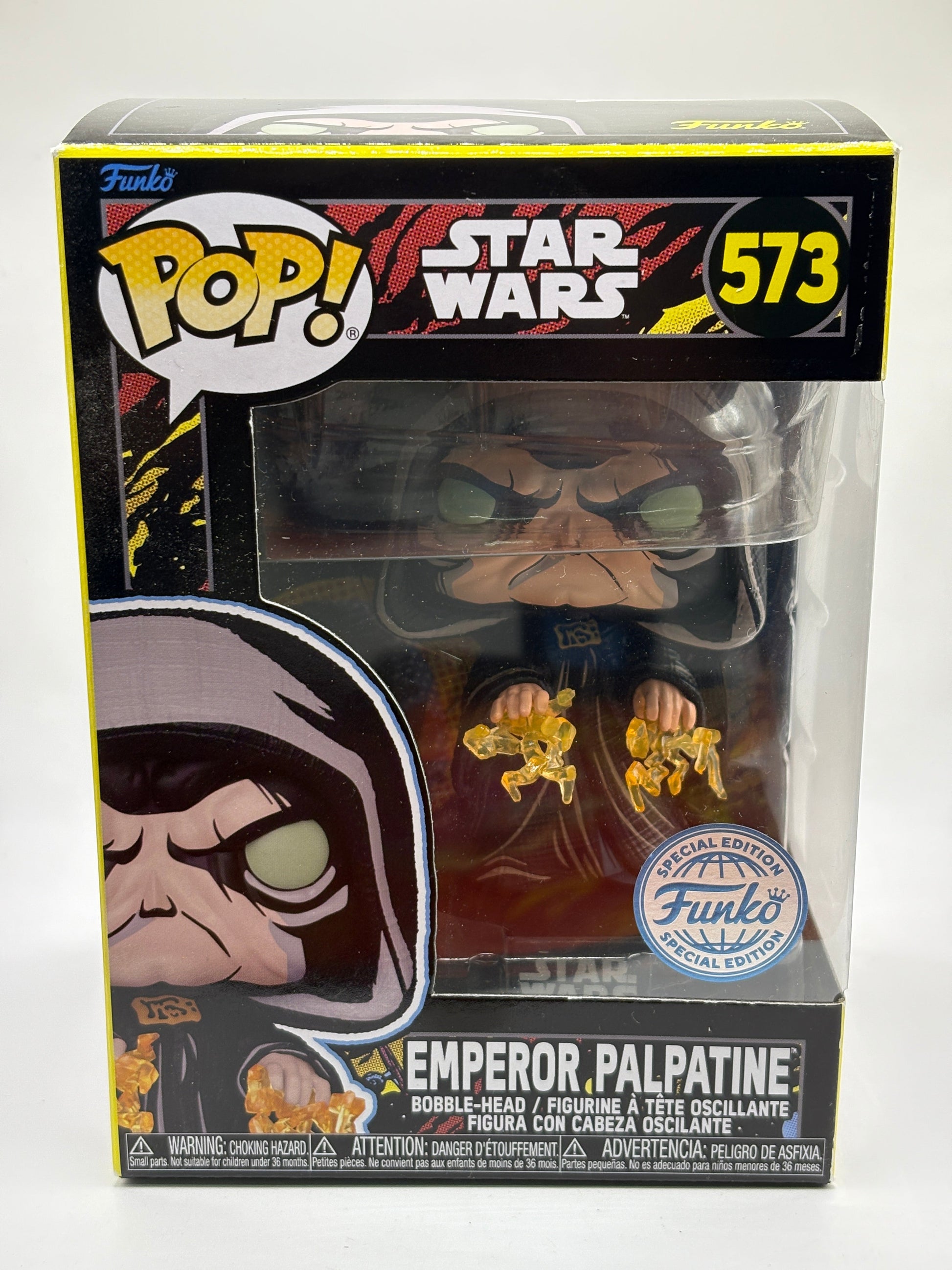 Funko POP! Star Wars #573 Emperor Palpatine Special Edition FRENLY BRICKS - Open 7 Days
