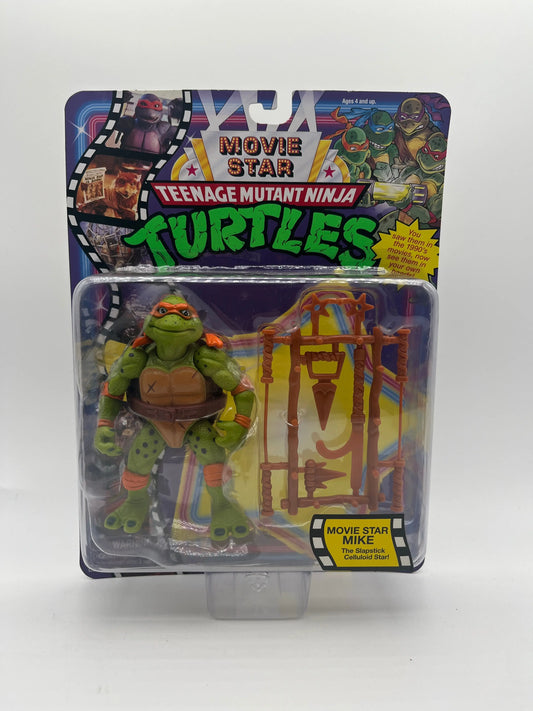 2020 Mikey Teenage Mutant Ninja Turtles Retro Movie Star Action Figure TMNT FRENLY BRICKS - Open 7 Days