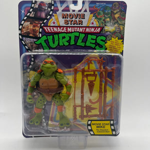 2020 Mikey Teenage Mutant Ninja Turtles Retro Movie Star Action Figure TMNT FRENLY BRICKS - Open 7 Days