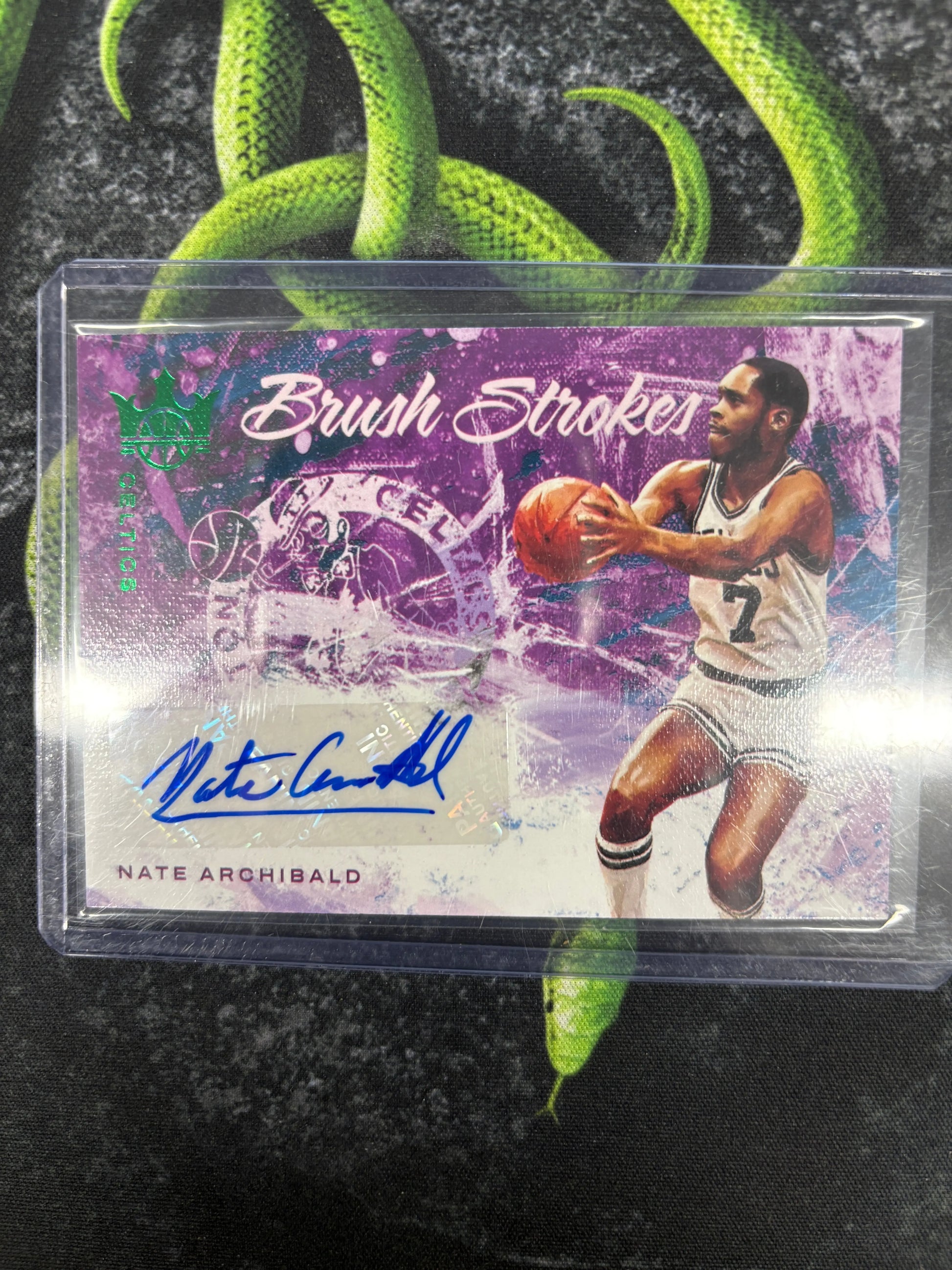 2021-22 Panini Court Kings NATE ARCHIBALD Brush Strokes Auto FRENLY BRICKS - Open 7 Days