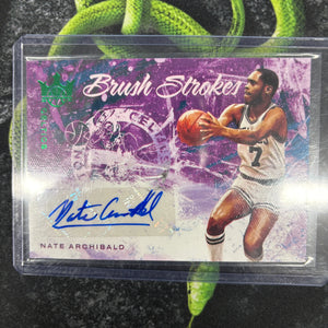 2021-22 Panini Court Kings NATE ARCHIBALD Brush Strokes Auto FRENLY BRICKS - Open 7 Days