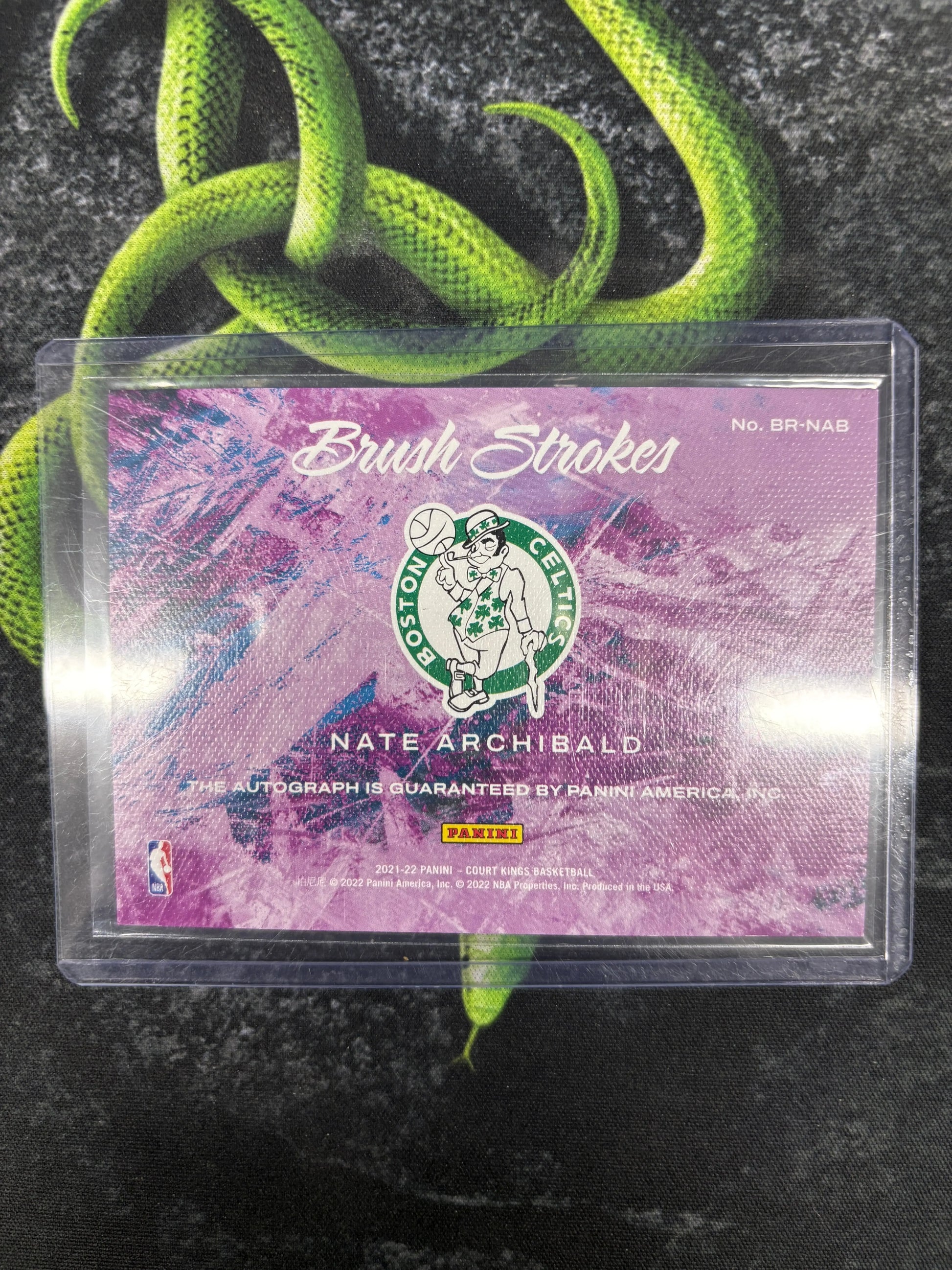 2021-22 Panini Court Kings NATE ARCHIBALD Brush Strokes Auto FRENLY BRICKS - Open 7 Days