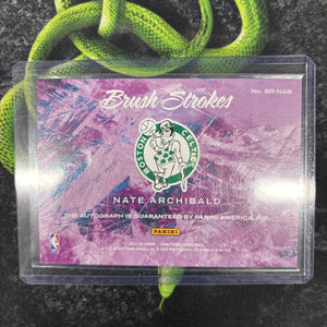 2021-22 Panini Court Kings NATE ARCHIBALD Brush Strokes Auto FRENLY BRICKS - Open 7 Days