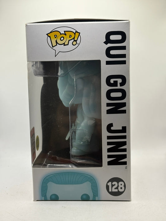 Funko POP! Star Wars #128 Qui Gon Jinn 2017 Galactic Con Glow FRENLY BRICKS - Open 7 Days