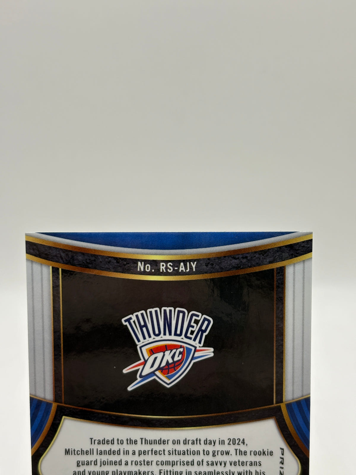 2024-25 Panini Select - RS-AJY Ajay Mitchell Fastbreak Auto Rookie, photo 3 image 3