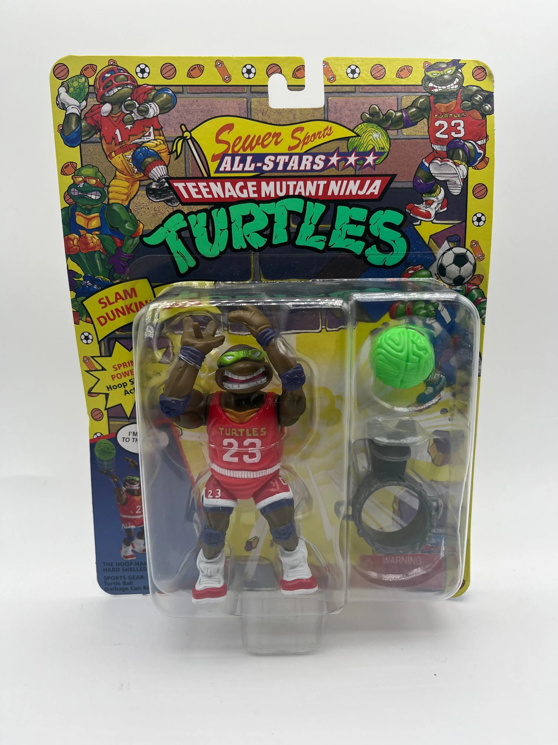Slam Dunkin Donatello (Vintage Style Retro TMNT Ninja Turtle, Playmates) FRENLY BRICKS - Open 7 Days