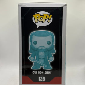 Funko POP! Star Wars #128 Qui Gon Jinn 2017 Galactic Con Glow FRENLY BRICKS - Open 7 Days
