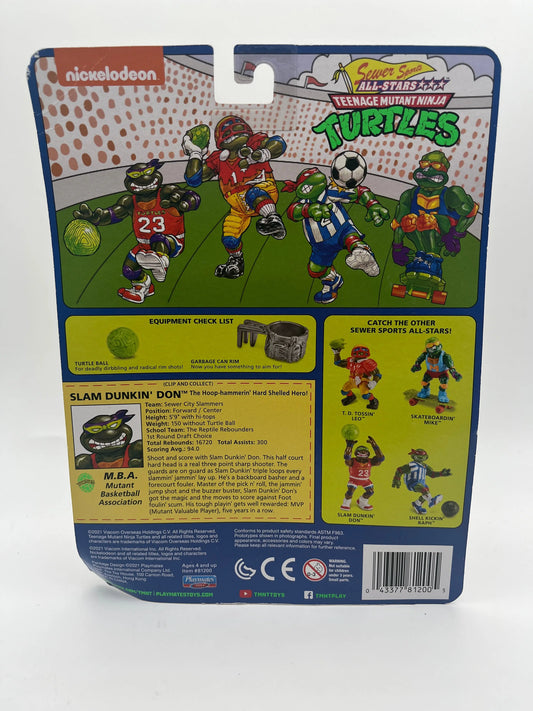 Slam Dunkin Donatello (Vintage Style Retro TMNT Ninja Turtle, Playmates) FRENLY BRICKS - Open 7 Days