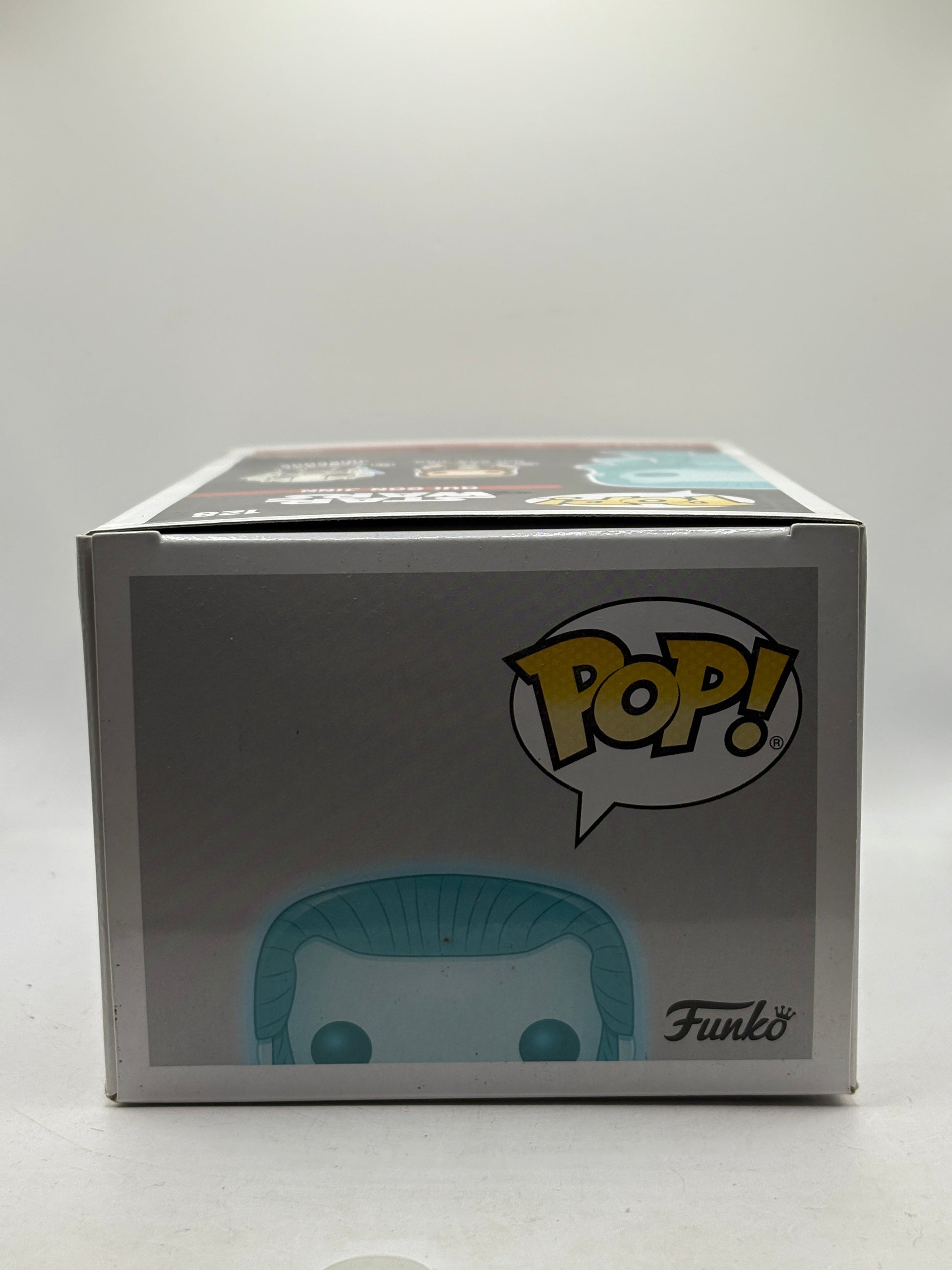 Funko POP! Star Wars #128 Qui Gon Jinn 2017 Galactic Con Glow FRENLY BRICKS - Open 7 Days
