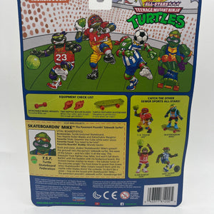 Playmates TMNT Skate Boardin Mike Sewer Sports Retro 40th Anniversary 2023 FRENLY BRICKS - Open 7 Days