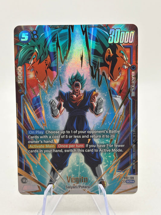 Dragon Ball Fusion World - Vegito FB02-139 SCR* Alt Art NM