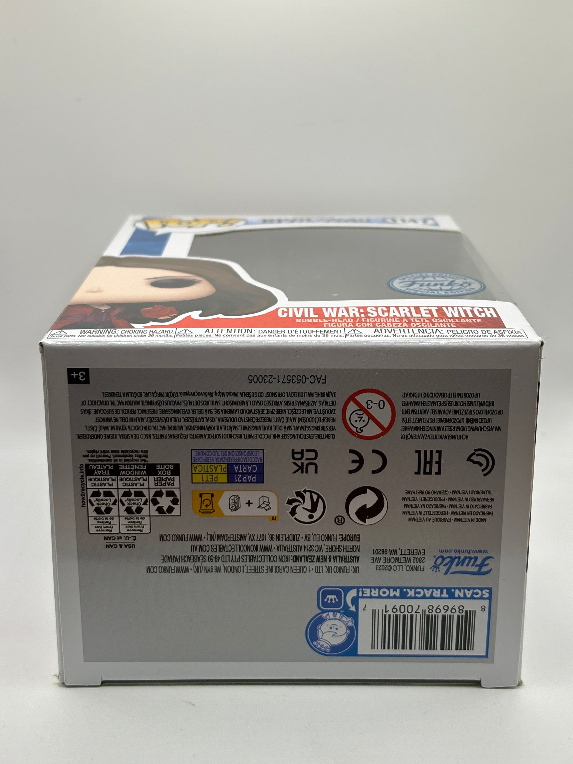 Funko POP! Marvel Captain America Civil War #1147 Civil War: Scarlet Witch Special Edition FRENLY BRICKS - Open 7 Days