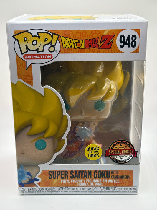 Funko POP! Animation Dragon Ball Z #948 Super Saiyan Goku with Kamehameha SE FRENLY BRICKS - Open 7 Days