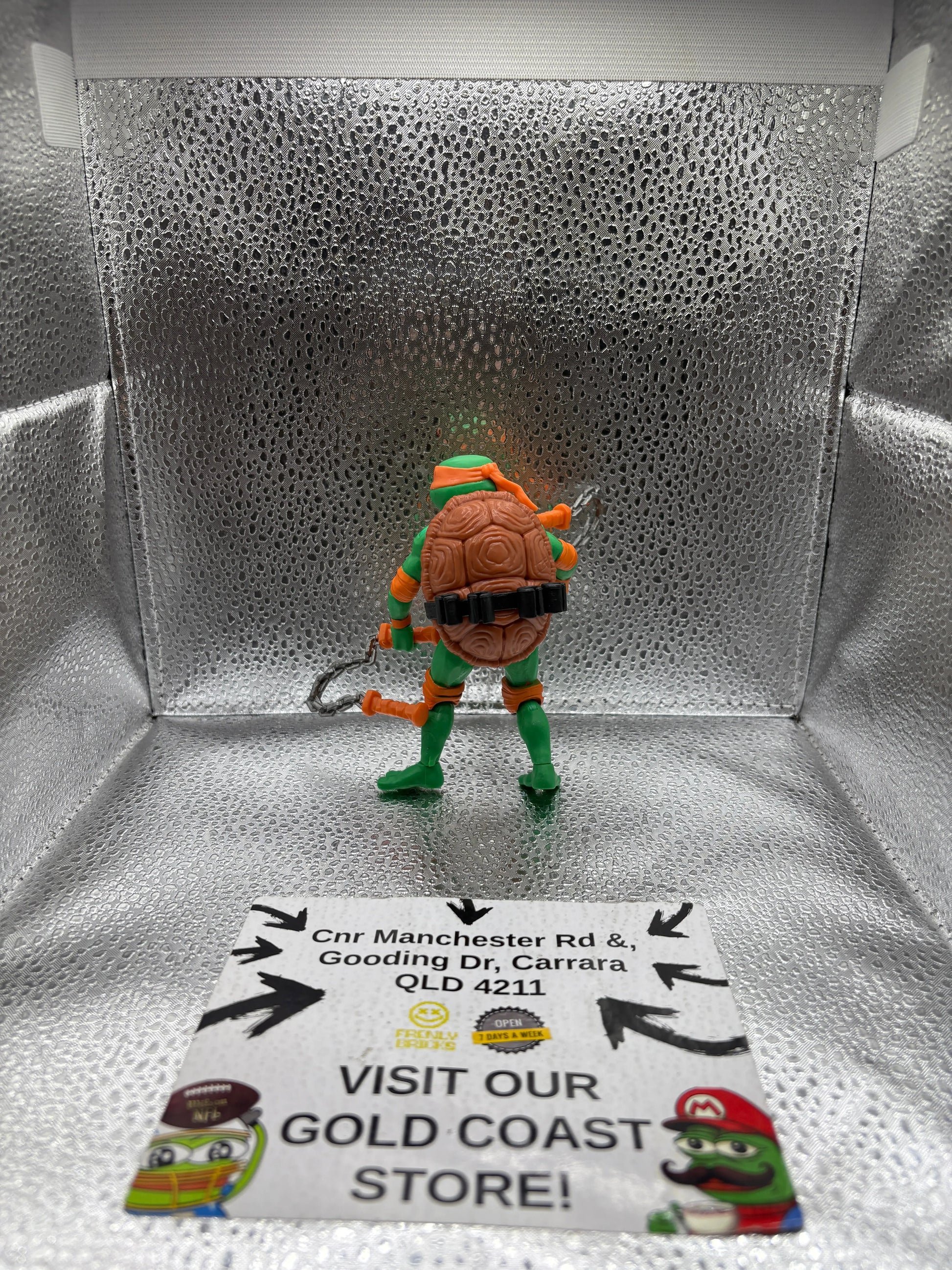 TEENAGE MUTANT NINJA Turtles - Comic Con Turtles Figure - Michelangelo FRENLY BRICKS - Open 7 Days