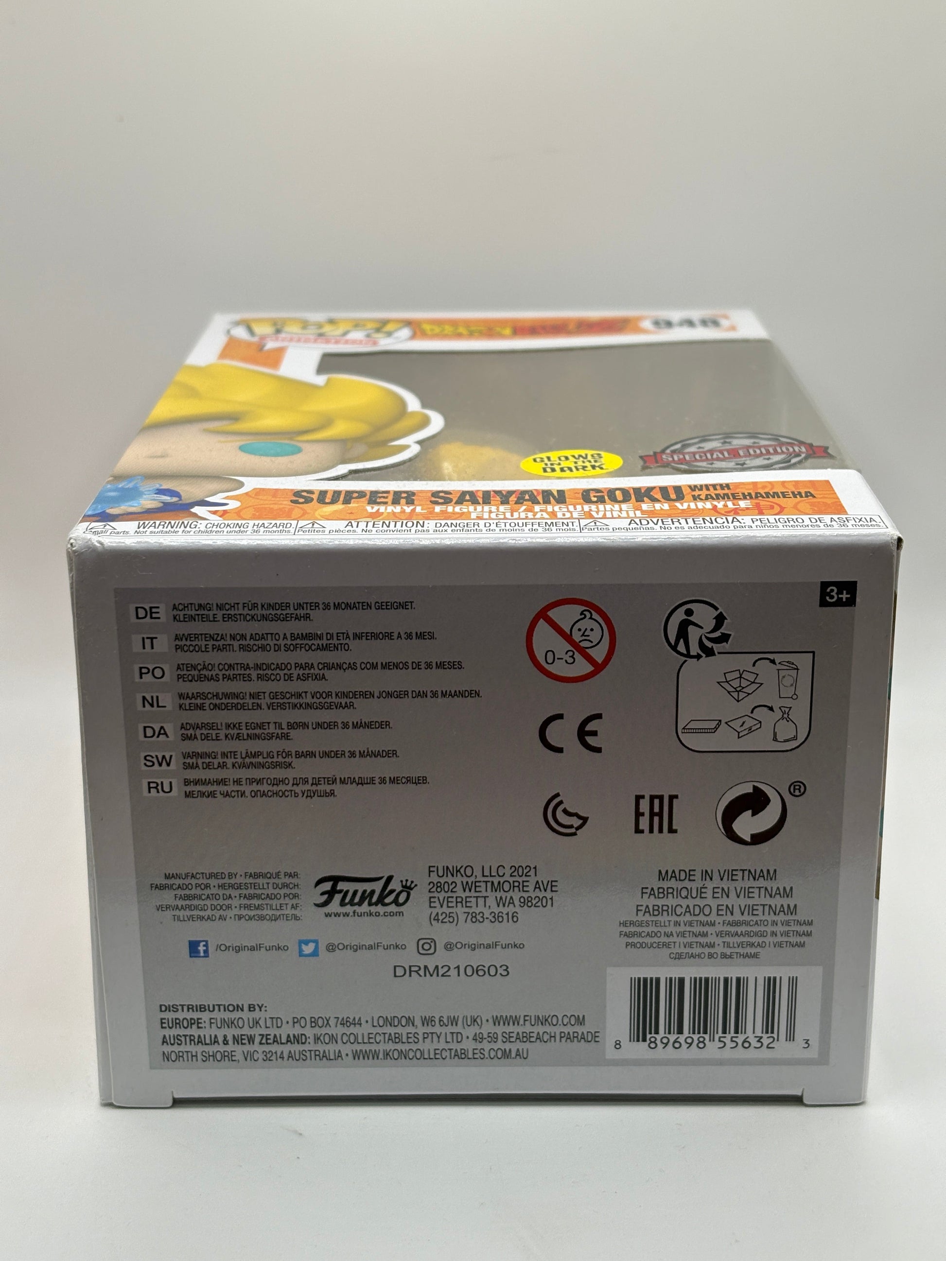 Funko POP! Animation Dragon Ball Z #948 Super Saiyan Goku with Kamehameha SE FRENLY BRICKS - Open 7 Days