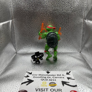 1988 TMNT Raphael Playmates Ninja Turtle FRENLY BRICKS - Open 7 Days