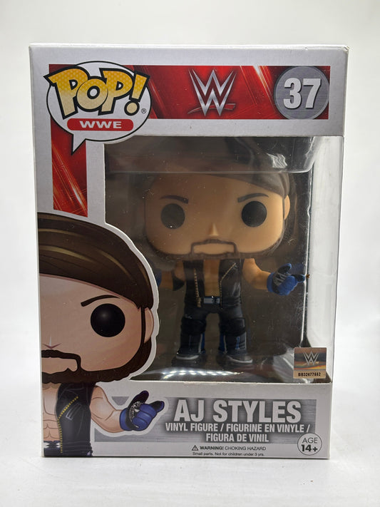 Funko POP! WWE #37 AJ Styles Vinyl Figure FRENLY BRICKS - Open 7 Days