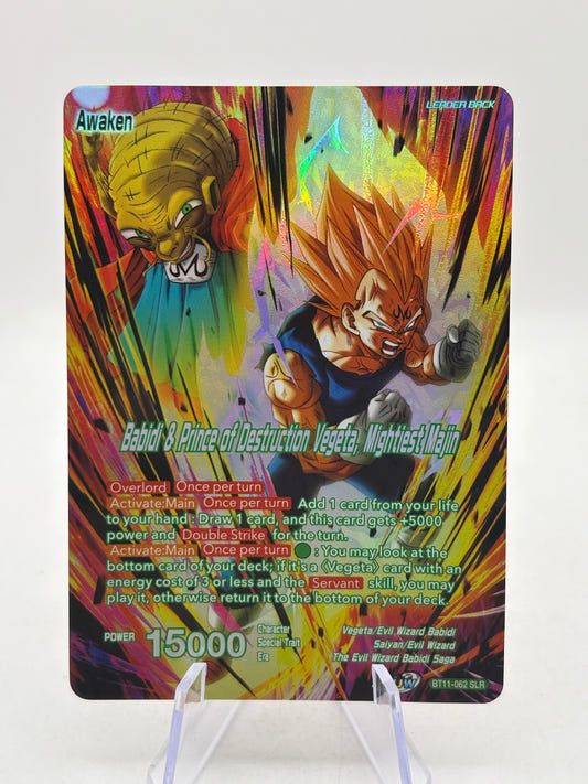 Dragon Ball Masters - Babidi & Prince of Destruction Vegeta, Mightiest Majin BT11-062 SLR NM