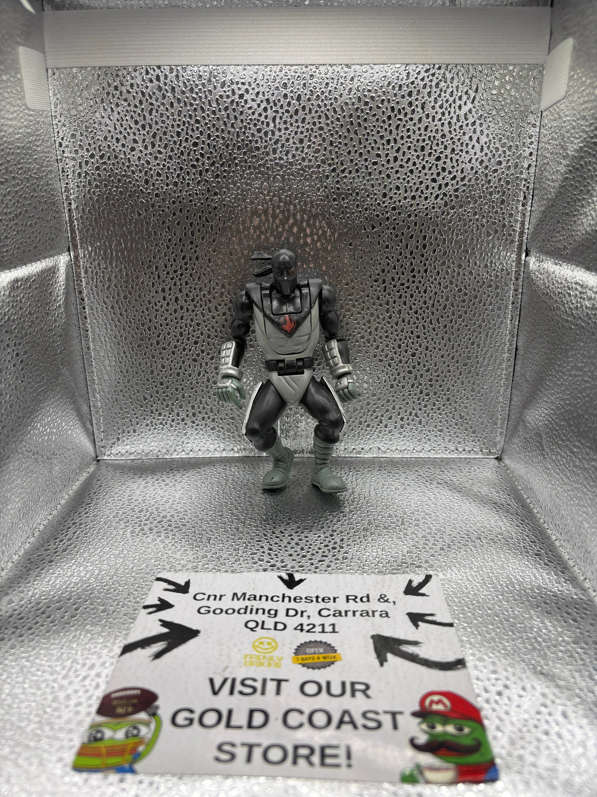 2003 Playmate TMNT Ninja Turtles Robot Foot Soldier Figure 2 Head Rare Vintage FRENLY BRICKS - Open 7 Days