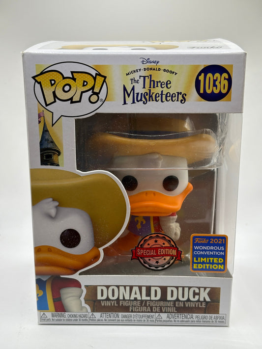 Funko POP! Disney The Three Musketeers #1036 Donald Duck 2021 Wondrous SE FRENLY BRICKS - Open 7 Days