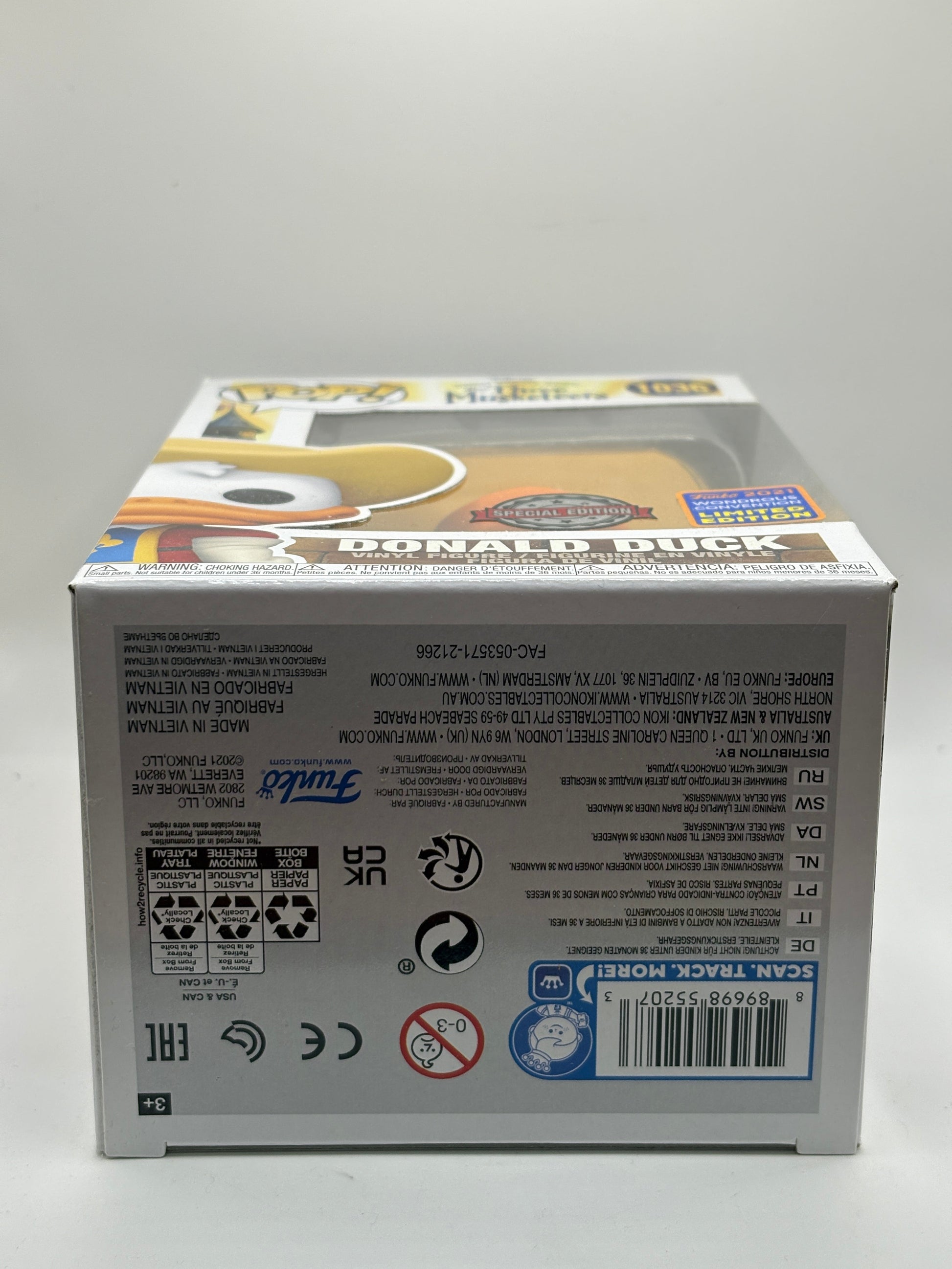 Funko POP! Disney The Three Musketeers #1036 Donald Duck 2021 Wondrous SE FRENLY BRICKS - Open 7 Days