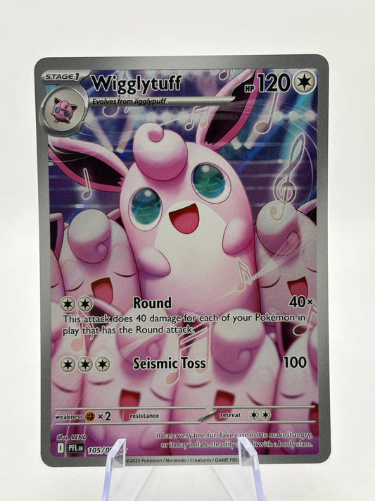 Pokemon TCG Phantasmal Flames - Wigglytuff 105/094 Illustration Rare Nm FRENLY BRICKS - Open 7 Days