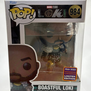 Funko POP! Marvel Loki #984 Boastful Loki 2022 Wondrous Convention FRENLY BRICKS - Open 7 Days